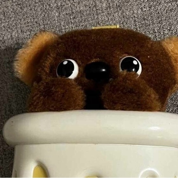 Tomy Bear Crib Pull String Music Box Vintage 1985 Animated Plush Honey
Pot WORKS - Picture 6 of 7